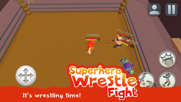 Superhero Wrestle Fight Pro游戏截图