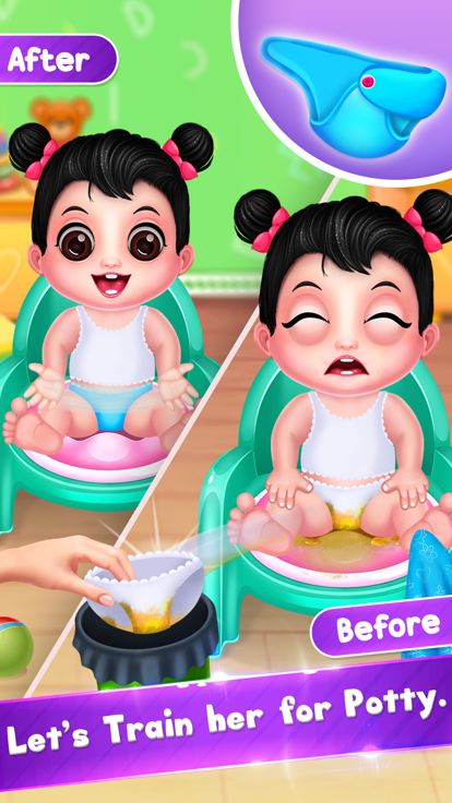 Cute Girl Daycare & Dress up游戏截图