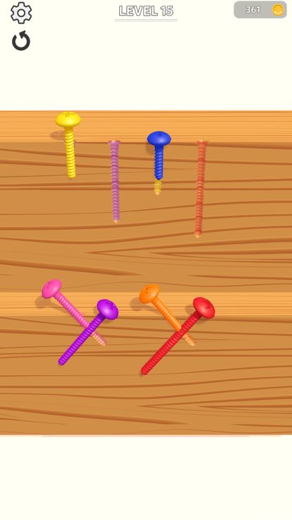 Color Screw Sort游戏截图