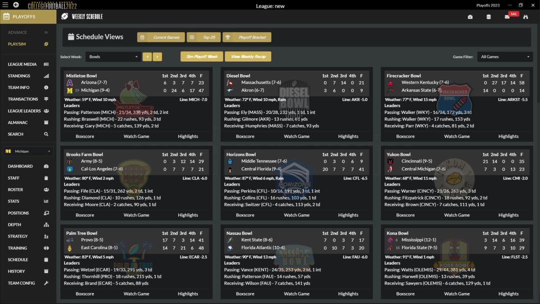 Draft Day Sports: College Football 2022游戏截图