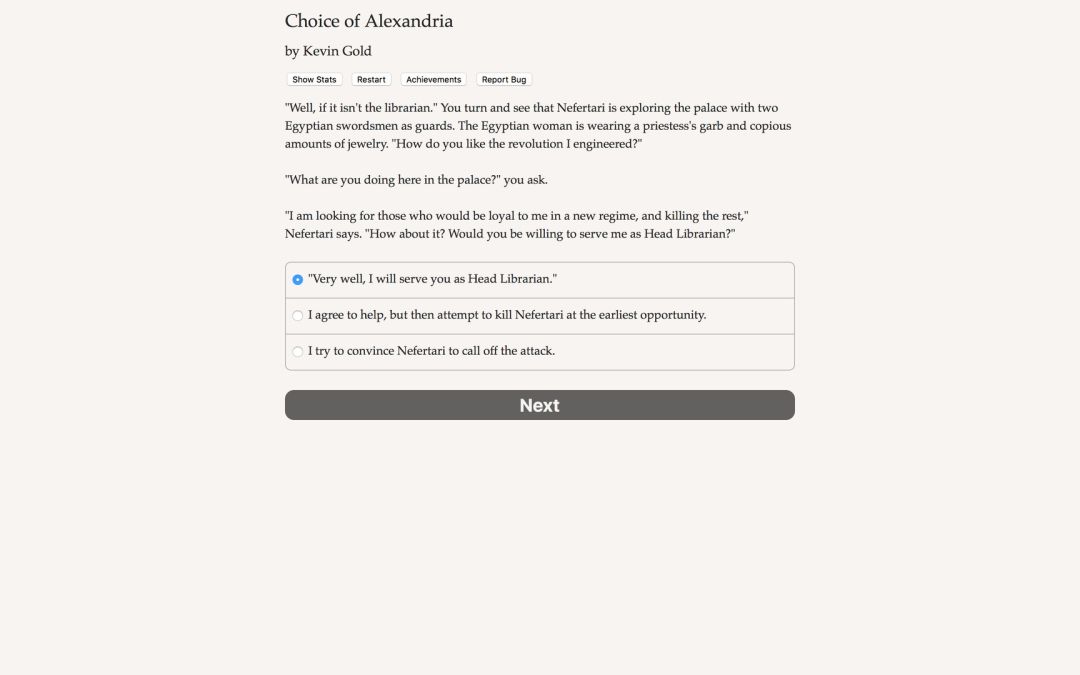 Choice of Alexandria游戏截图