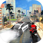 自行车 警察 追 射击icon