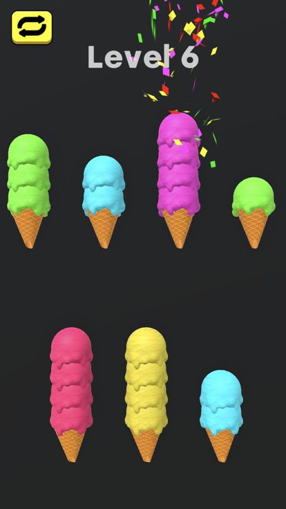 Ice Cream Sort游戏截图