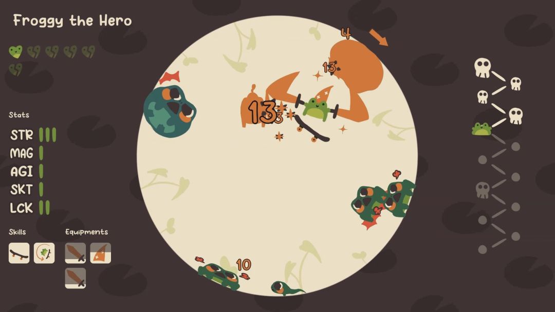Froggy's Battle游戏截图