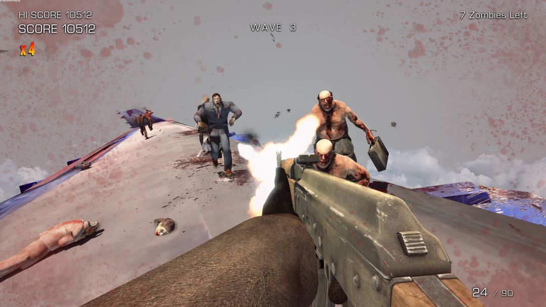 Zombies on a Plane游戏截图