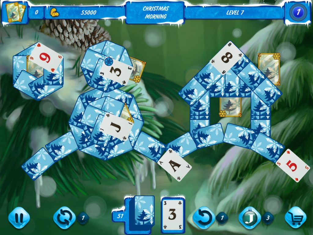 Solitaire Jack Frost Winter Adventures 2游戏截图