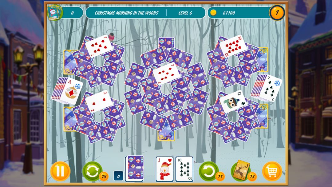Solitaire Christmas. Match 2 Cards游戏截图