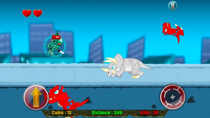 真正的机器人格斗游戏2016 - 射击恐龙与机器人枪游戏截图