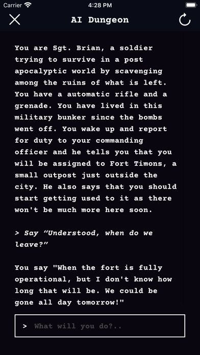 AI Dungeon游戏截图
