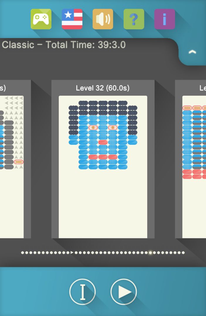 爆裂方块 - 经典打砖块小游戏游戏截图