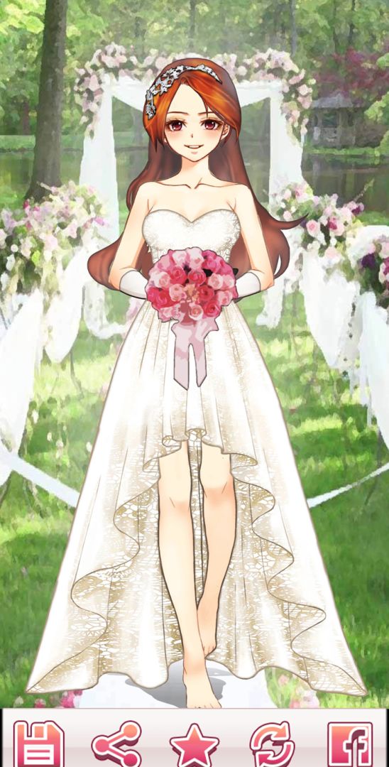 婚纱:换装游戏截图