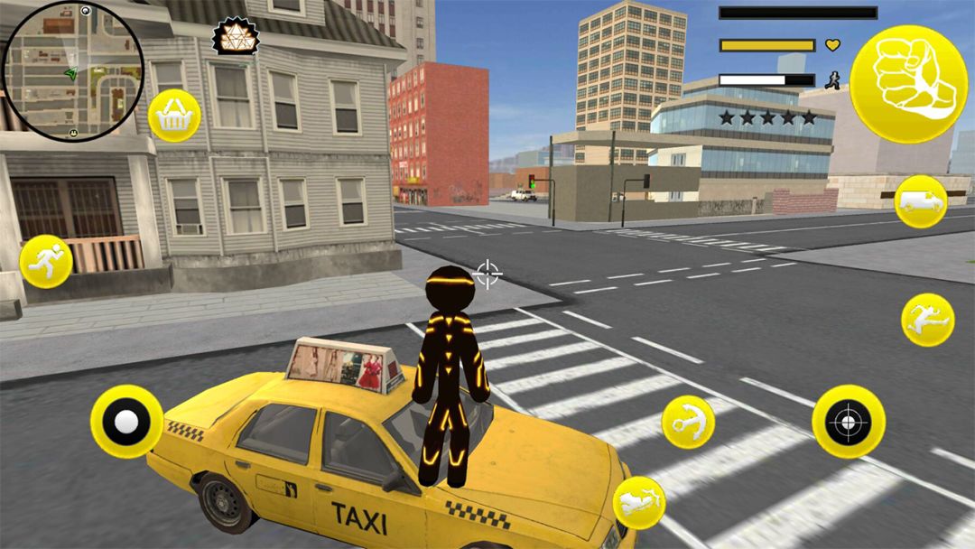 火柴人穿梭城市游戏截图