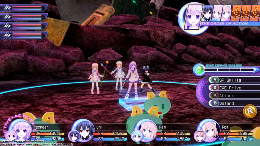 Hyperdimension Neptunia Re;Birth2: Sisters Generation游戏截图