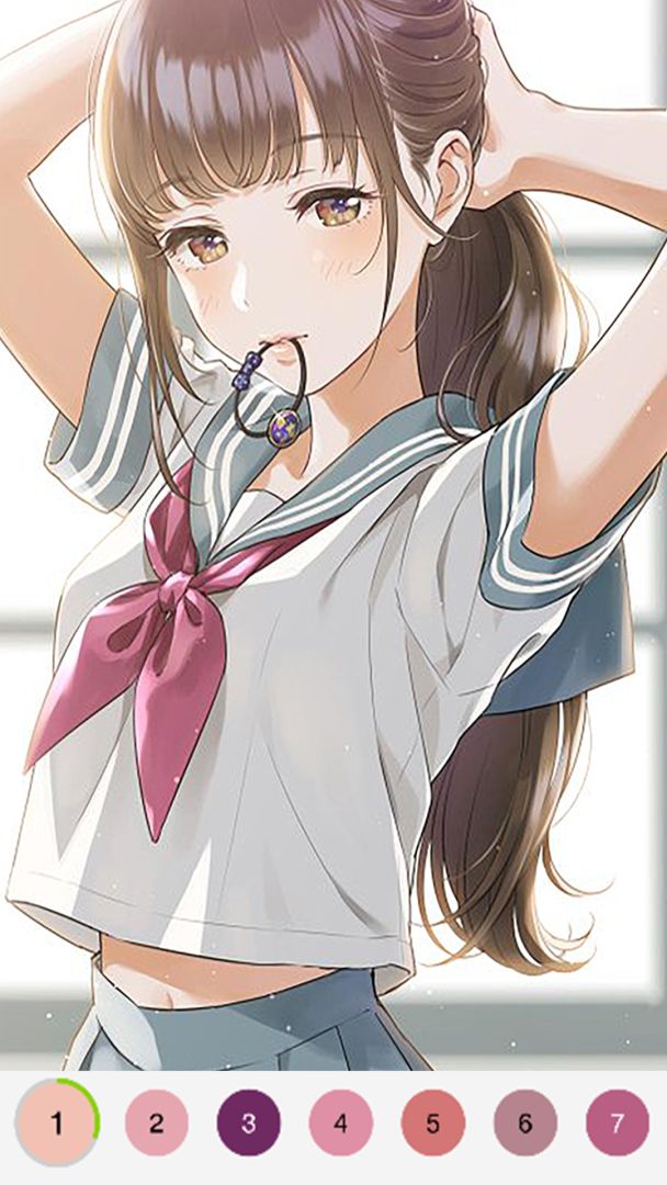 二次元填色书游戏截图