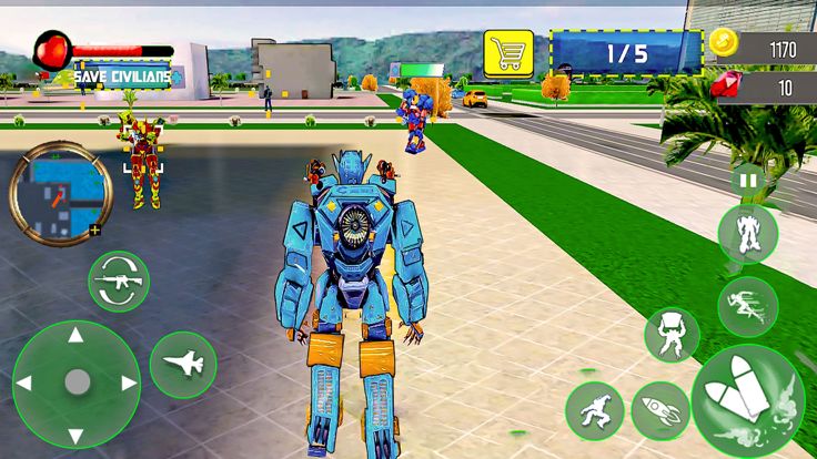 Crane Robot Car Game 3D游戏截图