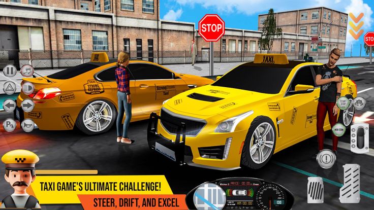 Taxi Simulator 2023: Taxi Game游戏截图