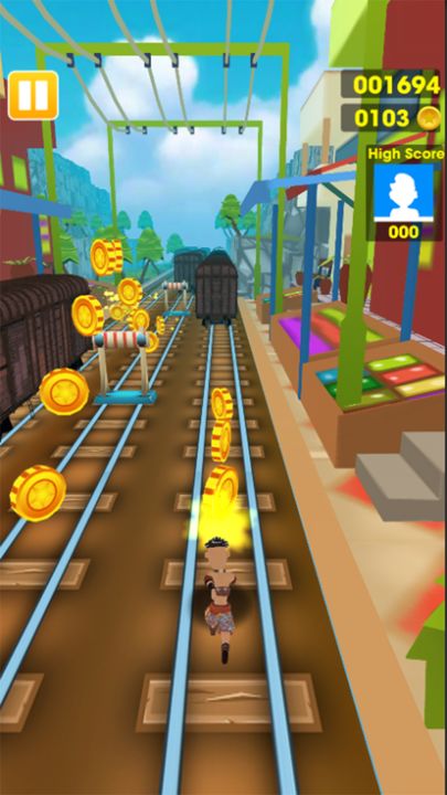 FNF Metro Surfers游戏截图