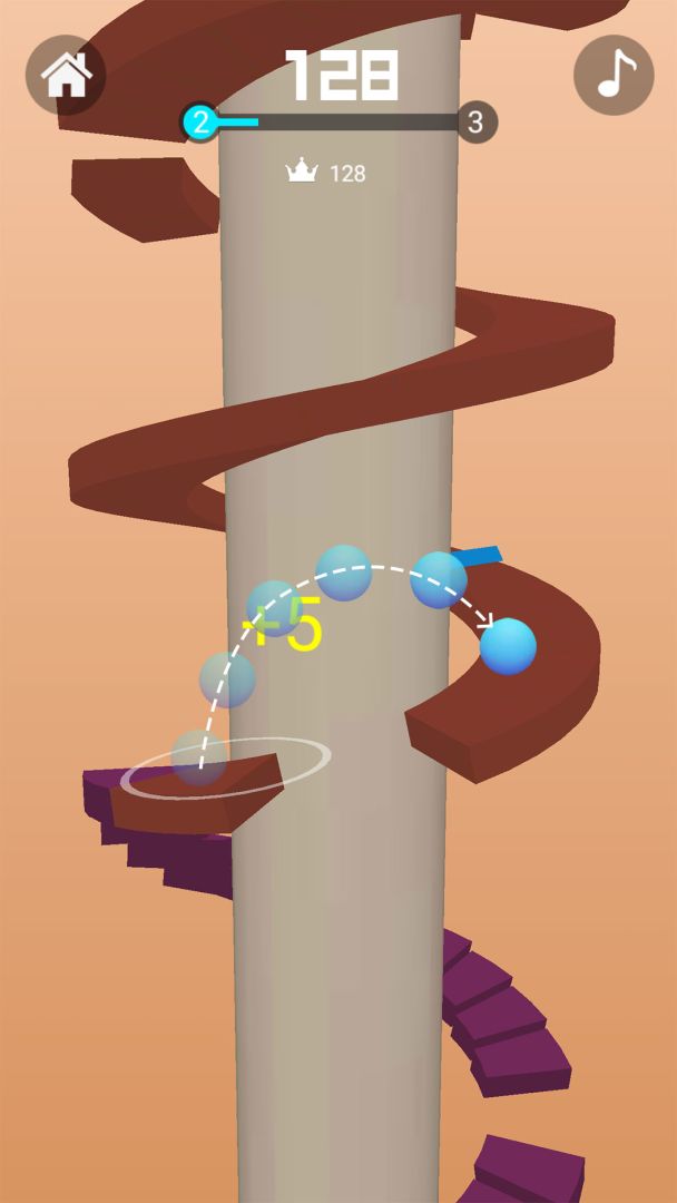 球球跳跳塔游戏截图