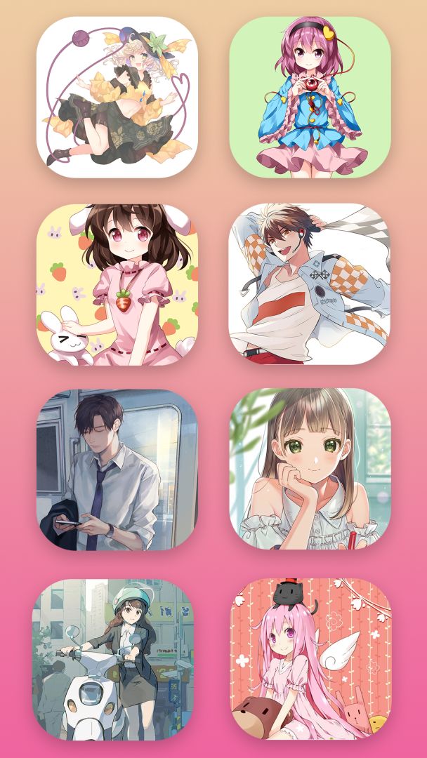 二次元填色书游戏截图