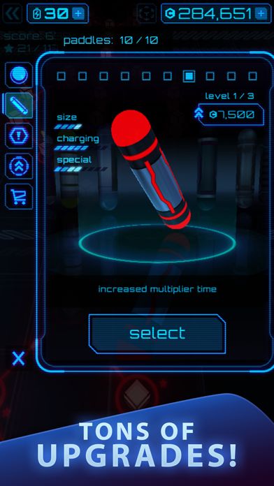 电子打砖块游戏截图