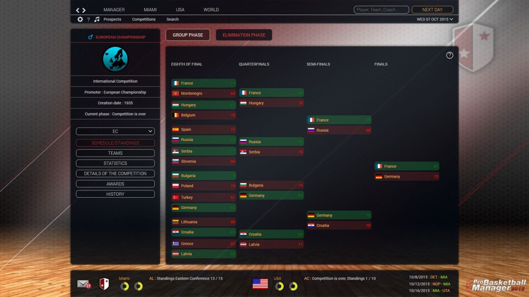 Pro Basketball Manager 2016游戏截图