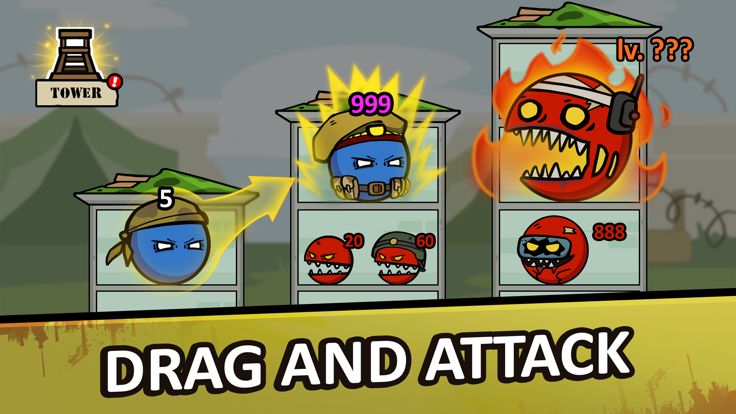 Countryballs - Zombie Attack游戏截图