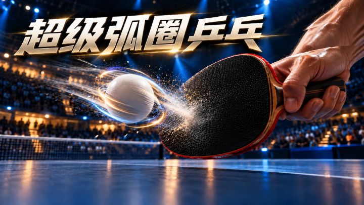 超级弧圈乒乓 封面
