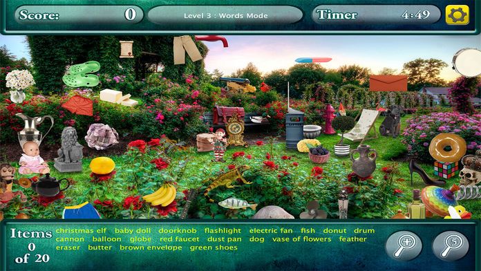 Hidden Objects: Secret World Gardens Seek & Find游戏截图