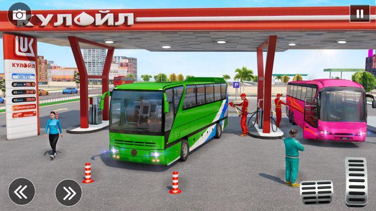 公交车模拟器驾驶游戏 - 停车场游戏 3D游戏截图