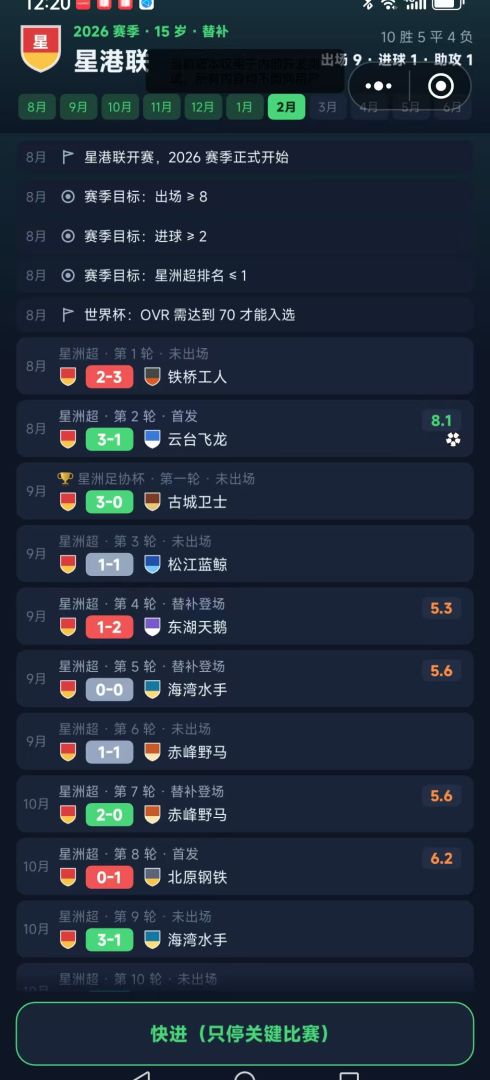 我的足球梦想游戏截图