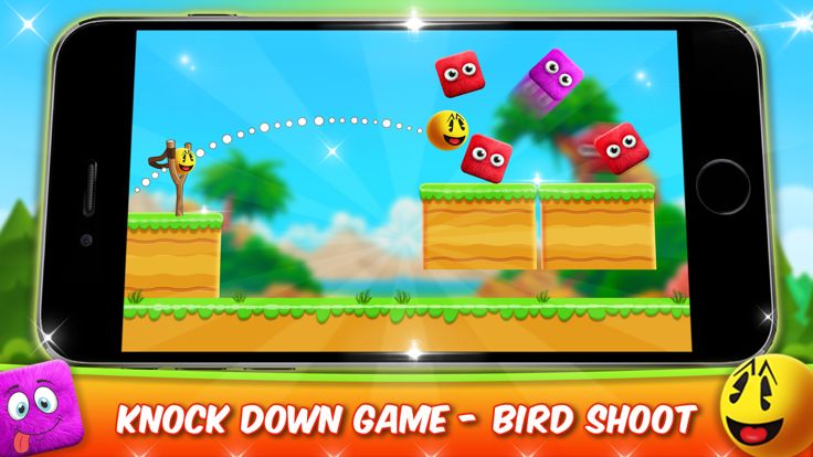 Can Knock Down Ninja Birds游戏截图