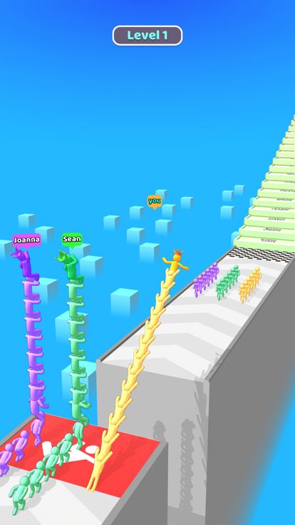 Stickman Stack Run游戏截图