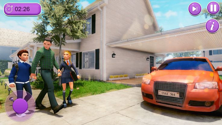 虚拟的 爸爸 快乐的 家庭 游戏游戏截图