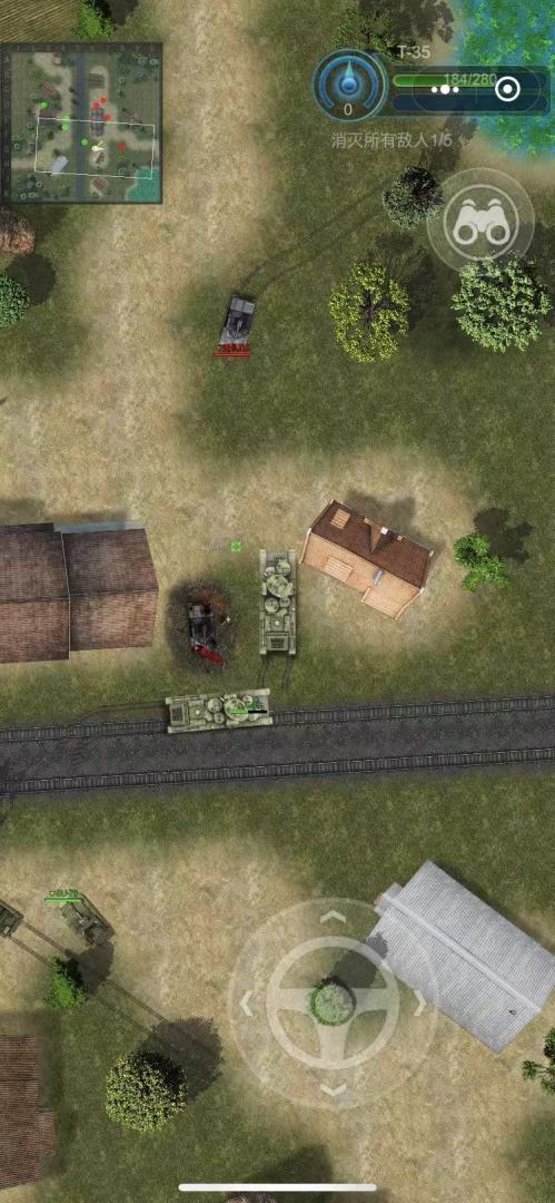 俯视坦克游戏截图