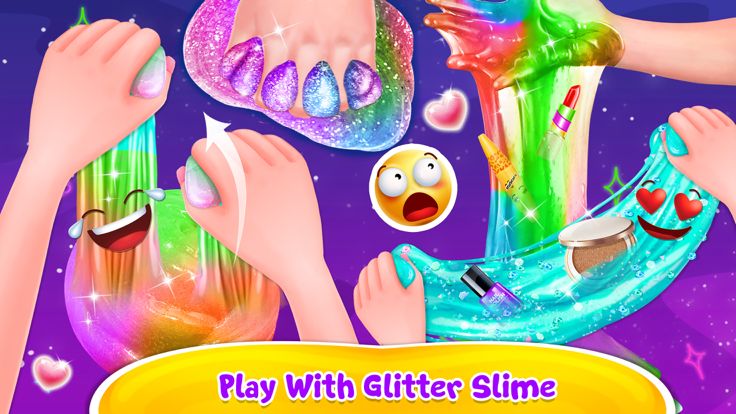 Makeup Slime - Glitter Fun游戏截图
