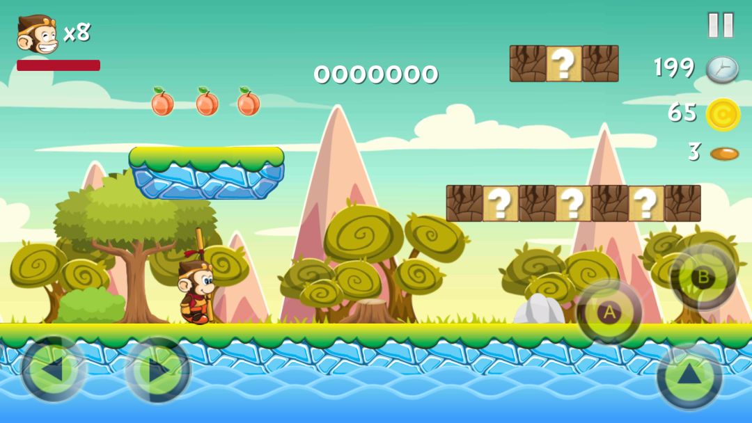 欢乐跳一跳_旅行的猴子游戏截图