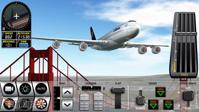Flight Simulator FlyWings Online 2016 HD游戏截图