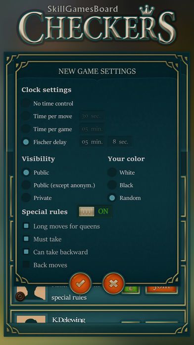 Checkers by SkillGamesBoard游戏截图