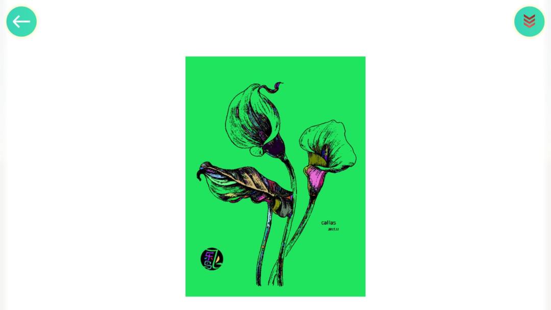 植物填色画画HD游戏截图