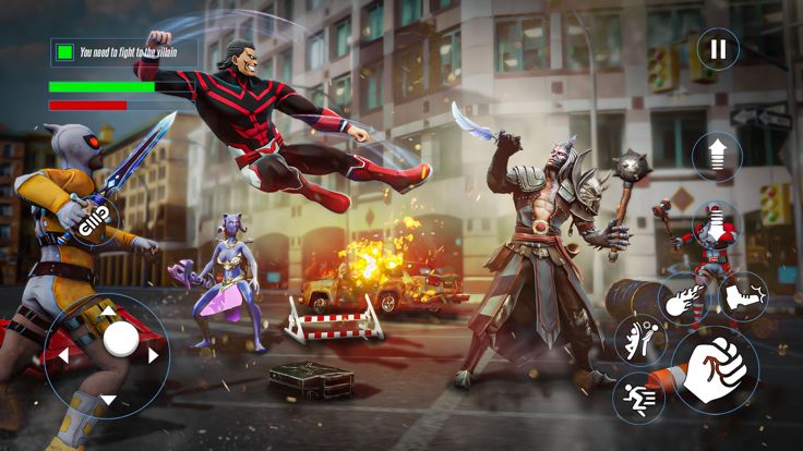 Mighty Rope Hero vs Monster 3D游戏截图