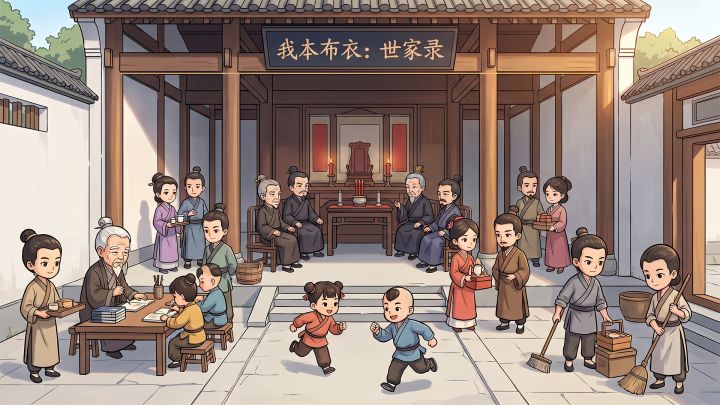 我本布衣:世家录 封面