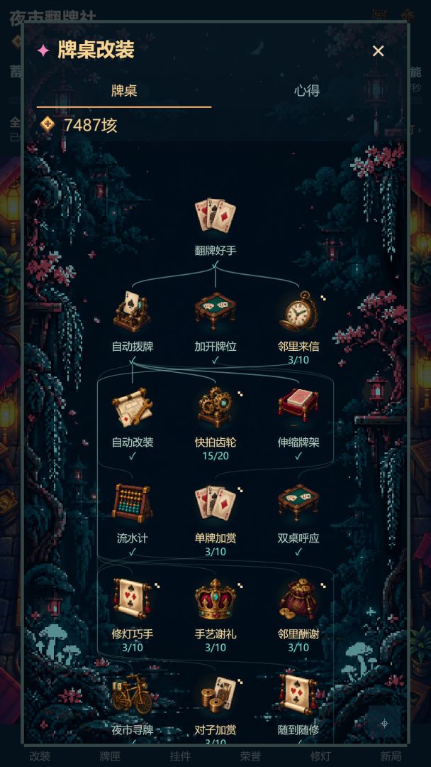 夜市翻牌社游戏截图