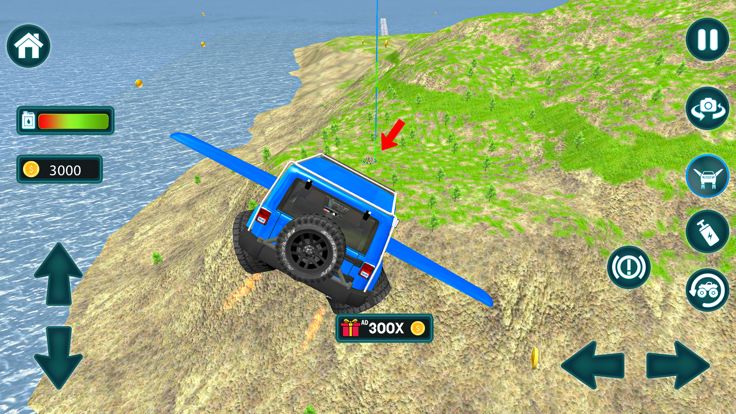 Flying Monster Truck Simulator游戏截图