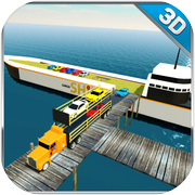 汽车运输船游轮和航行模拟器