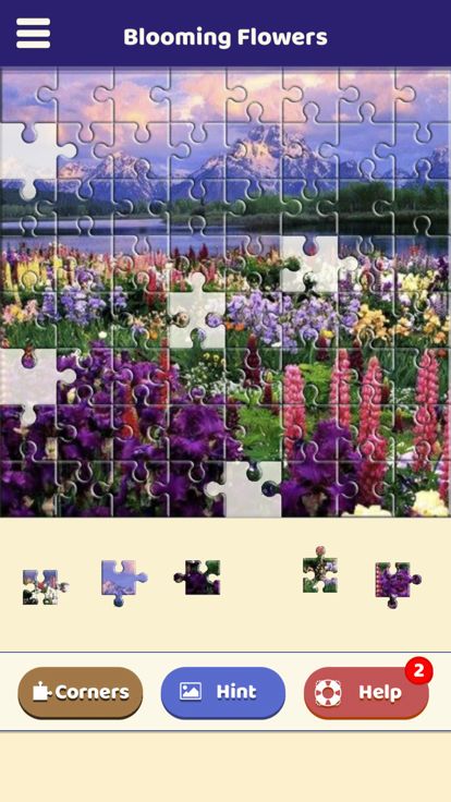 Blooming Flowers Puzzle游戏截图