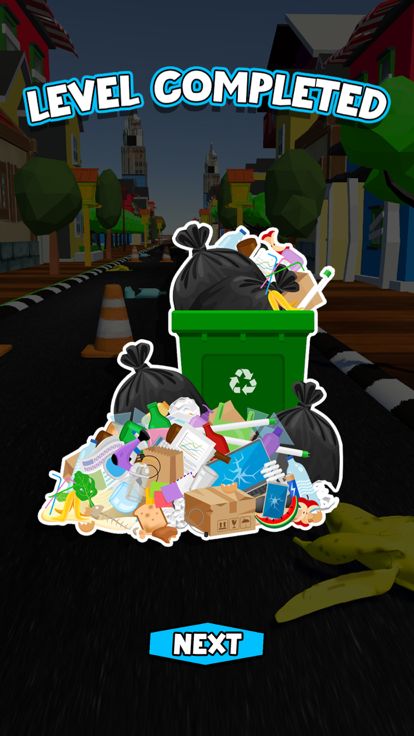 City Cleaner Garbage Trash Run游戏截图