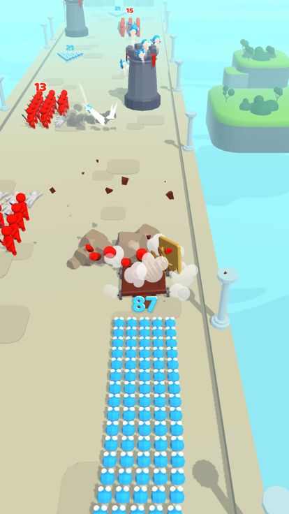 Catapult Runner 3D游戏截图