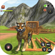 Tiger Virtual Forest Life Game