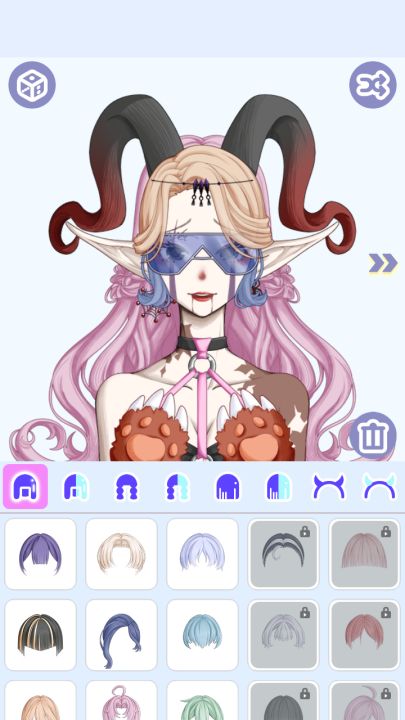 怪物女孩换装截图