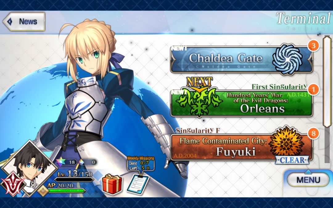 Fate/Grand Order游戏截图